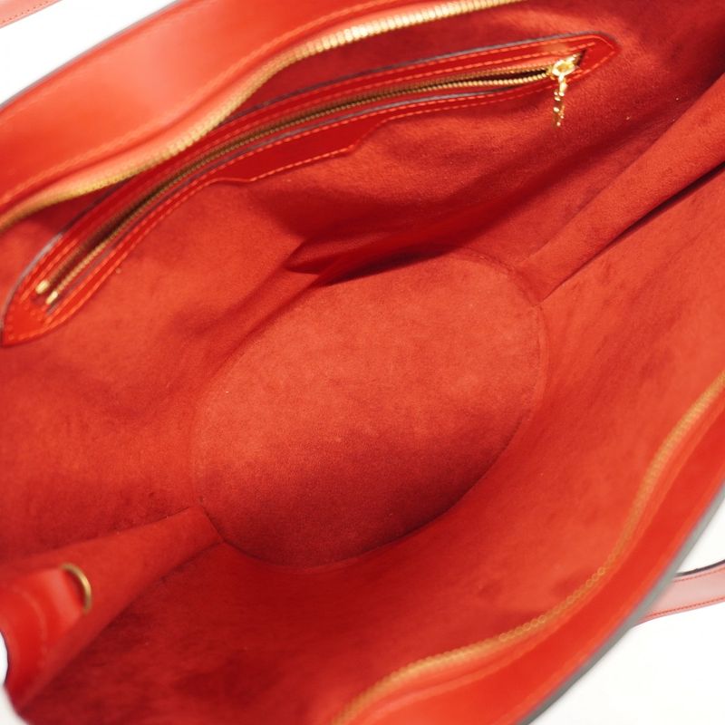 Louis Vuitton Shoulder Bag Epi Saint Jacques Shopping M52267 Castilian Red Women