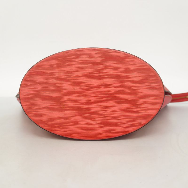 Louis Vuitton Shoulder Bag Epi Saint Jacques Shopping M52267 Castilian Red Women