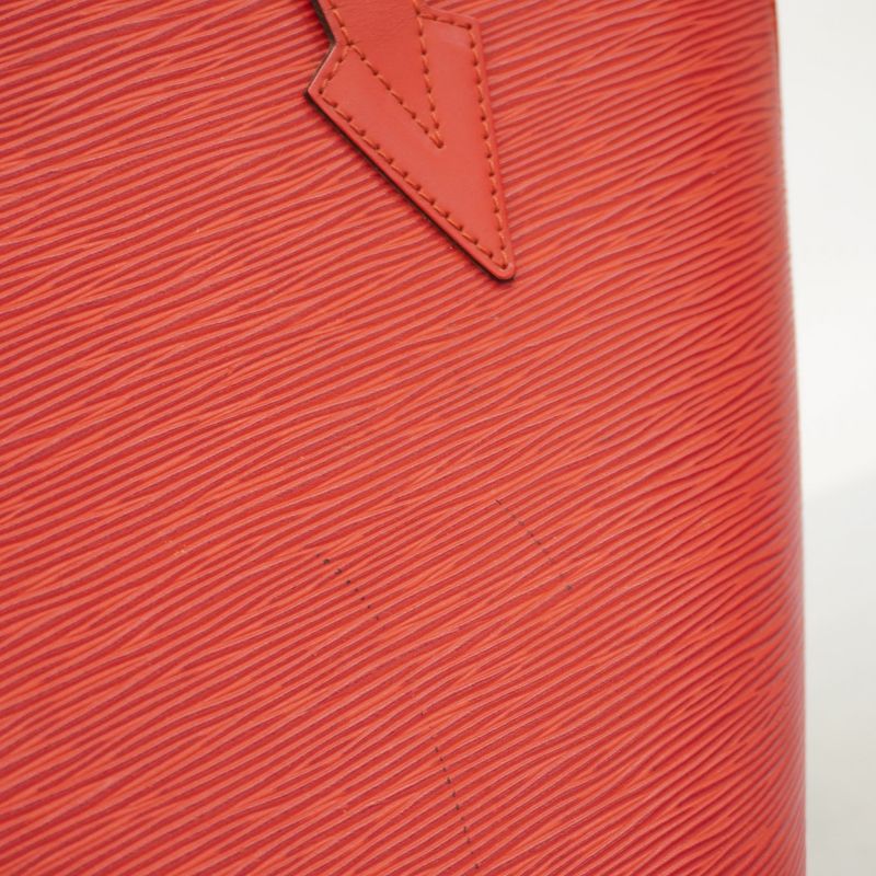 Louis Vuitton Shoulder Bag Epi Saint Jacques Shopping M52267 Castilian Red Women