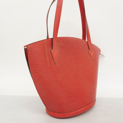 Louis Vuitton Shoulder Bag Epi Saint Jacques Shopping M52267 Castilian Red Women