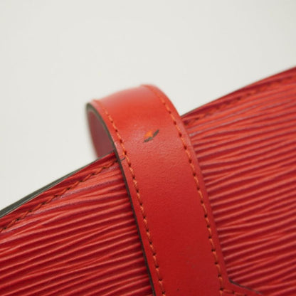 Louis Vuitton Shoulder Bag Epi Saint Jacques Shopping M52267 Castilian Red Women