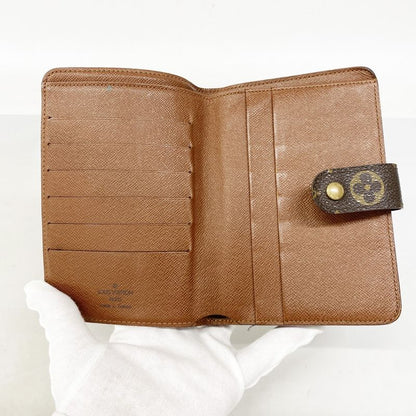 Louis Vuitton Wallet Monogram Porte Papier Zip M61207 Brown Ladies