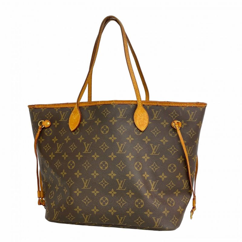 Louis Vuitton Tote Bag Monogram Neverfull MM M40156 Brown Ladies