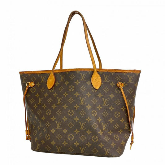 Louis Vuitton Tote Bag Monogram Neverfull MM M40156 Brown Ladies