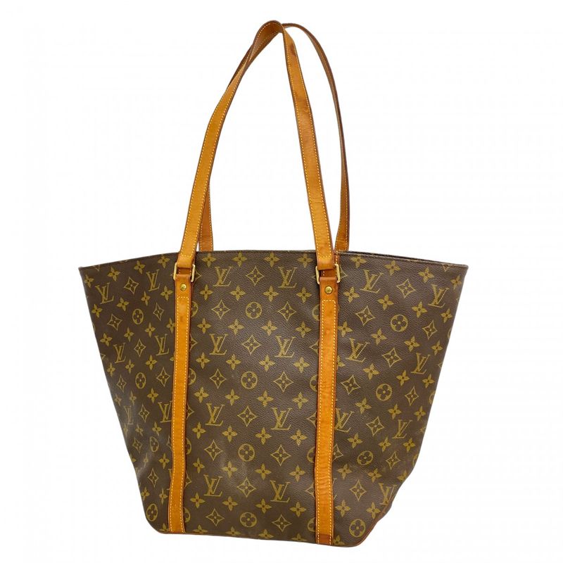 Louis Vuitton Tote Bag Monogram Sac Shopping M51109 Brown Ladies