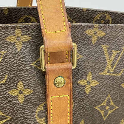 Louis Vuitton Tote Bag Monogram Sac Shopping M51109 Brown Ladies