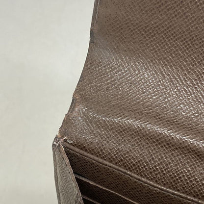 Louis Vuitton Damier Portefeuille Sarah N61734 Ebène Women's Long Wallet