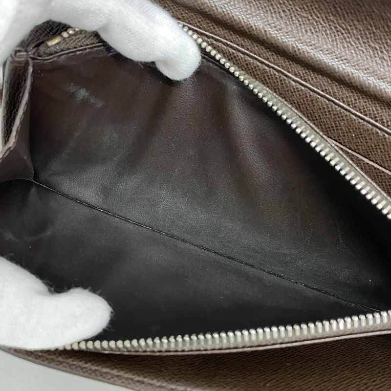 Louis Vuitton Damier Portefeuille Sarah N61734 Ebène Women's Long Wallet