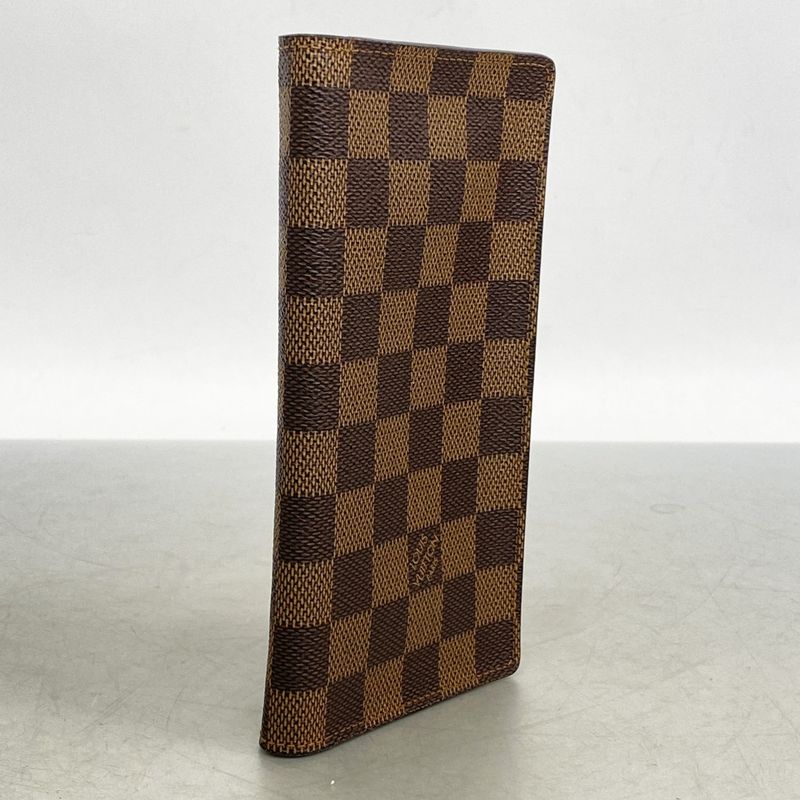 Louis Vuitton Long Wallet Damier Porte Cult Cles Di N60825 Ebène Men Women