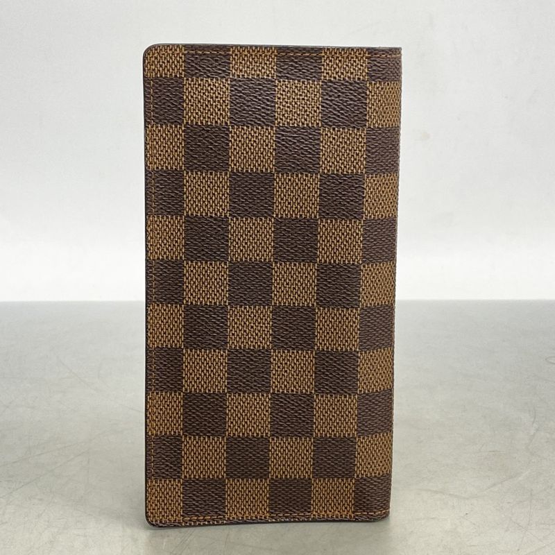 Louis Vuitton Long Wallet Damier Porte Cult Cles Di N60825 Ebène Men Women