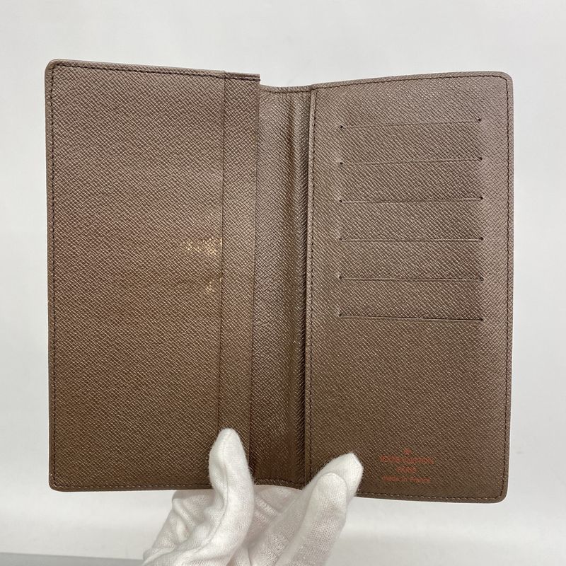 Louis Vuitton Long Wallet Damier Porte Cult Cles Di N60825 Ebène Men Women