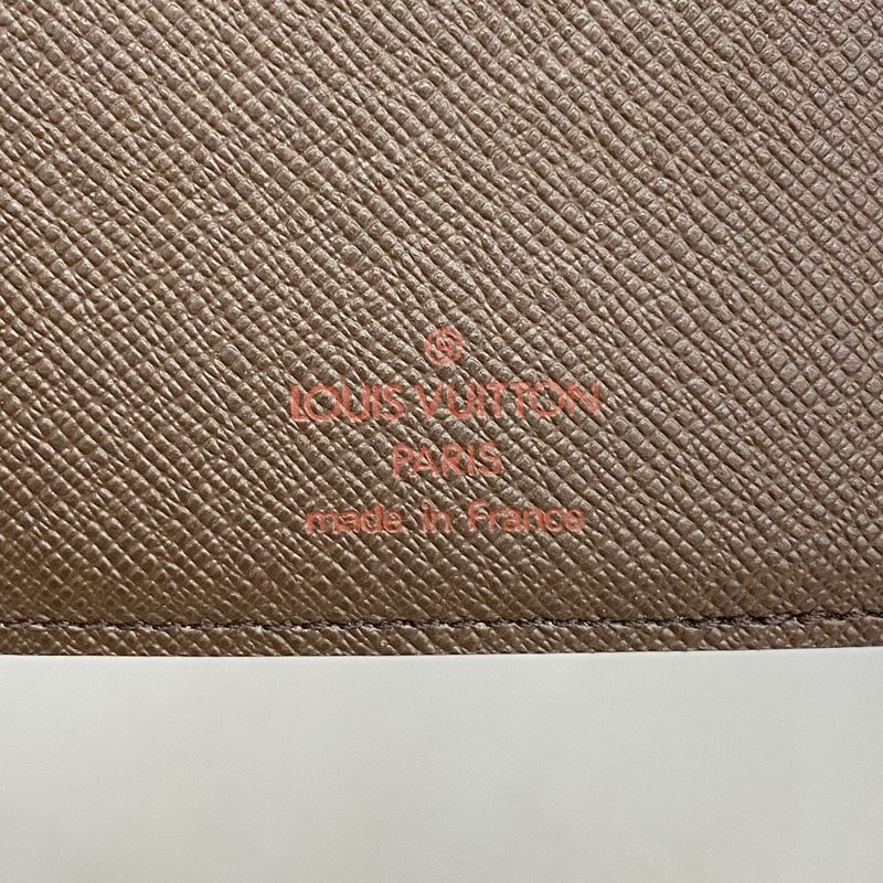 Louis Vuitton Long Wallet Damier Porte Cult Cles Di N60825 Ebène Men Women