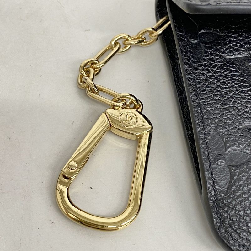 Louis Vuitton Coin Case Monogram/empreinte Pochette Cles M60633 Noir Black Women