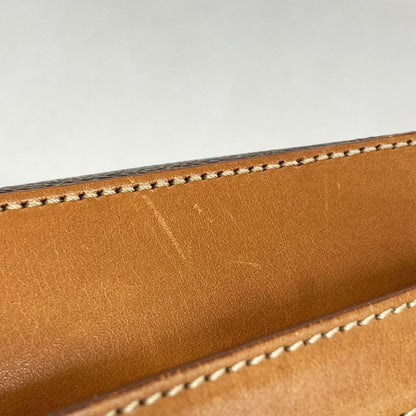 Celine Vanity Bag Macadam PVC Brown Gold Hardware Women