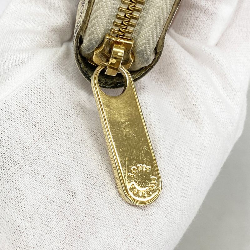 Louis Vuitton Damier Azure Zippy Wallet N41660 White Ladies