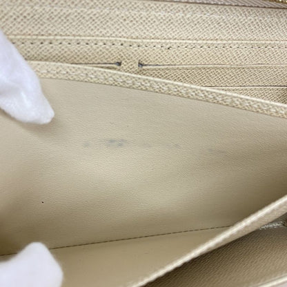 Louis Vuitton Damier Azure Zippy Wallet N41660 White Ladies