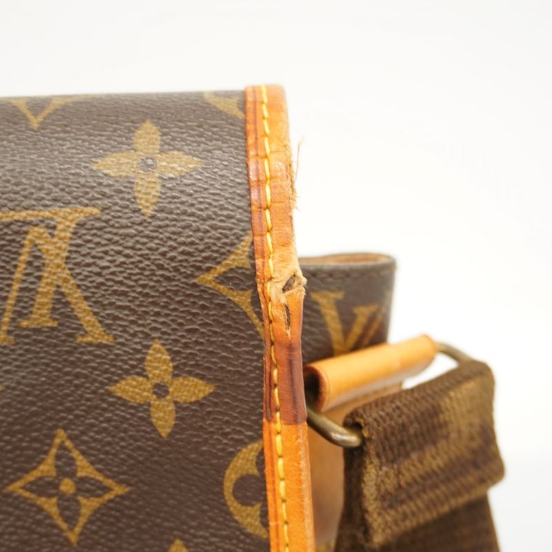 Louis Vuitton Shoulder Bag Monogram Messenger Bosfort PM M40106 Brown Men's