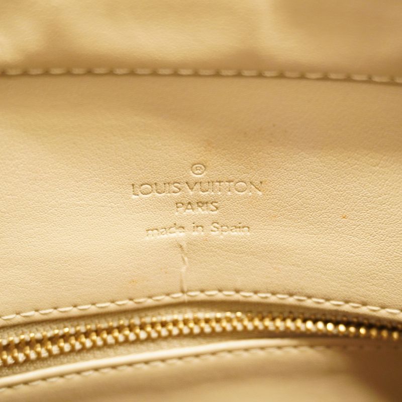 Louis Vuitton Tote Bag Vernis Houston M91004 Beige Women's