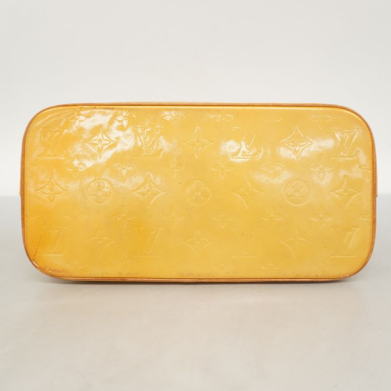 Louis Vuitton Tote Bag Vernis Houston M91004 Beige Women's