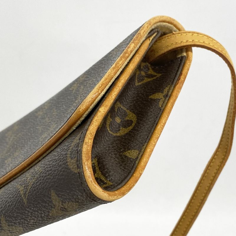 Louis Vuitton Shoulder Bag Monogram Pochette Twin GM M51852 Brown Ladies