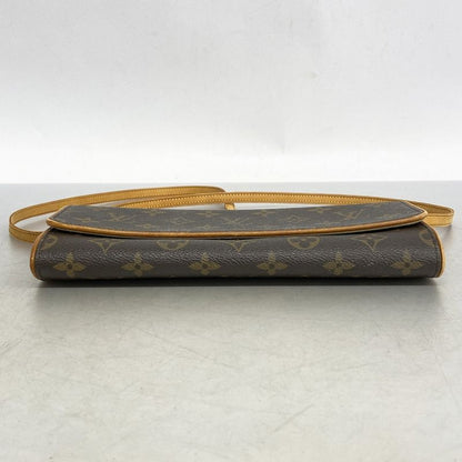 Louis Vuitton Shoulder Bag Monogram Pochette Twin GM M51852 Brown Ladies