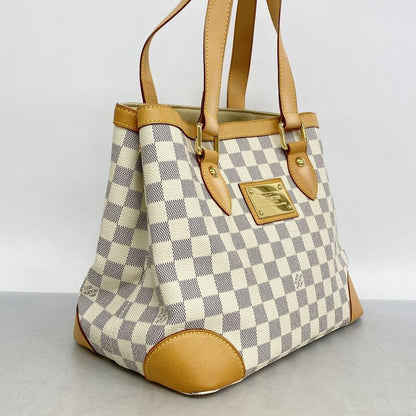 Louis Vuitton Tote Bag Damier Azure Hampstead PM N51207 White Ladies