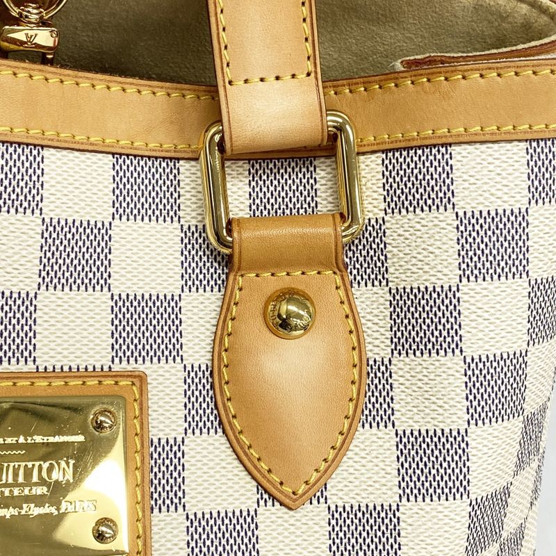 Louis Vuitton Tote Bag Damier Azure Hampstead PM N51207 White Ladies