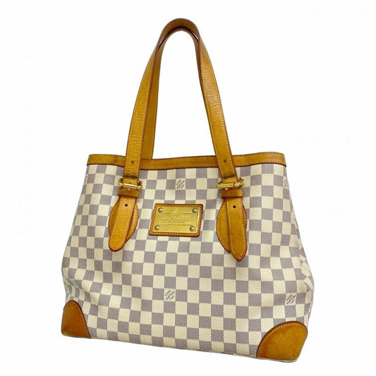 Louis Vuitton Tote Bag Damier Azure Hampstead MM N51206 White Women's