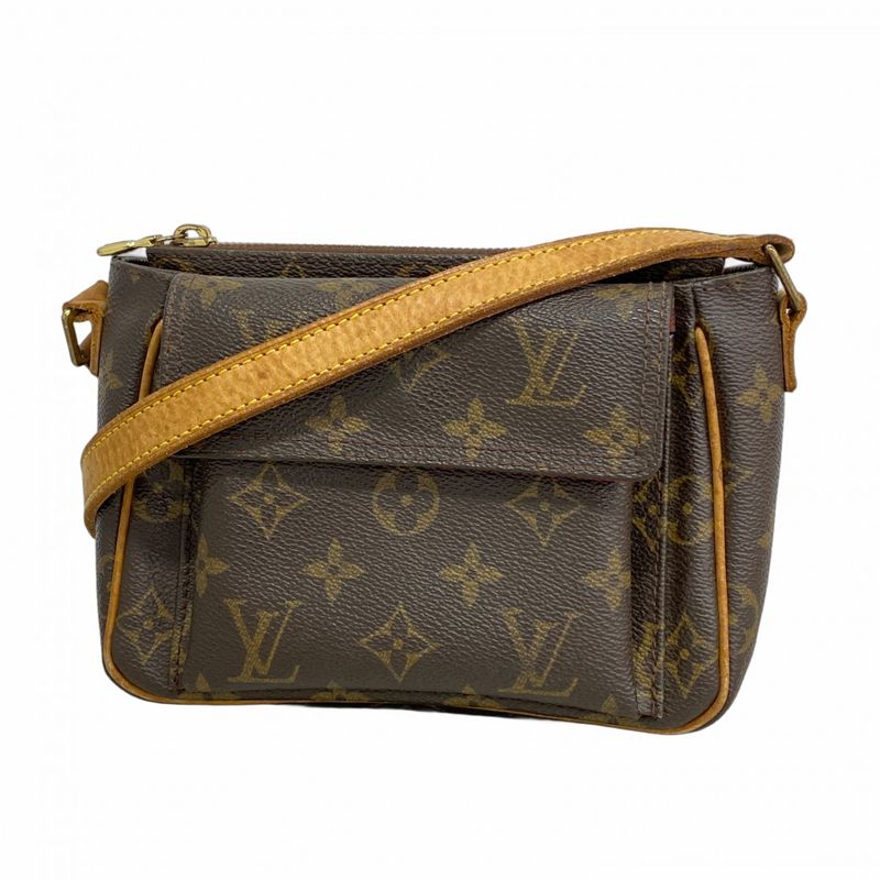 Louis Vuitton Shoulder Bag Monogram Vivacite PM M51165 Brown Ladies