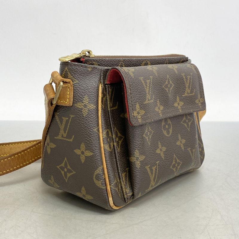 Louis Vuitton Shoulder Bag Monogram Vivacite PM M51165 Brown Ladies