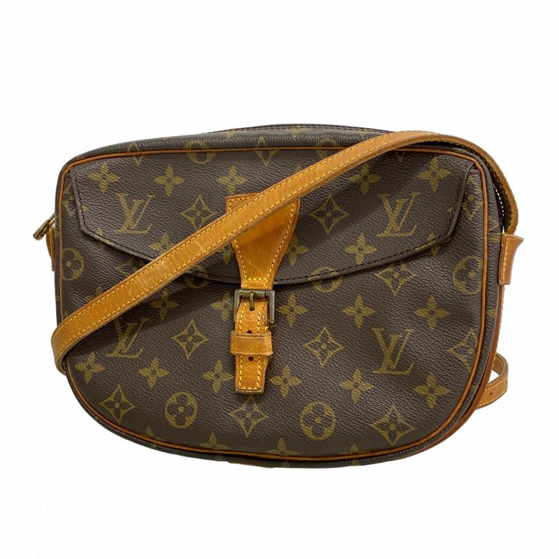 Louis Vuitton Shoulder Bag Monogram Genefeuille MM M51226 Brown Ladies