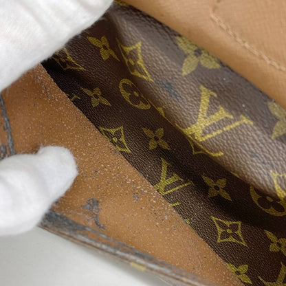 Louis Vuitton Shoulder Bag Monogram Genefeuille MM M51226 Brown Ladies