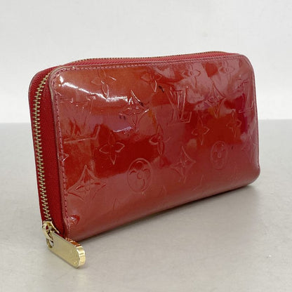 Louis Vuitton Vernis Zippy Wallet M91732 Rouge Grenadine Ladies