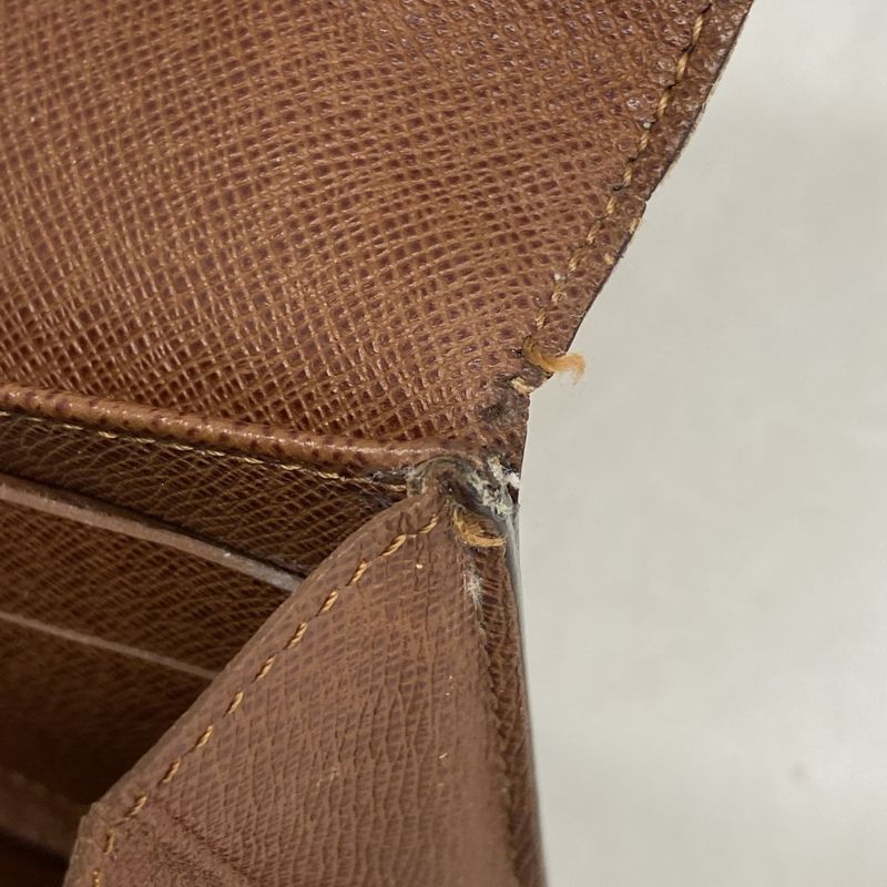 Louis Vuitton Long Wallet Monogram Pochette Porte Monet Cles Di M61726 Brown