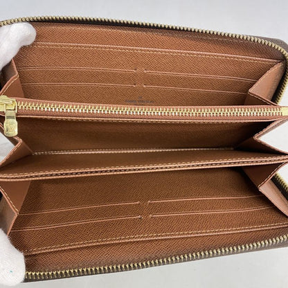 Louis Vuitton Long Wallet Monogram Zippy Wallet M60017 Brown Men Women Unisex