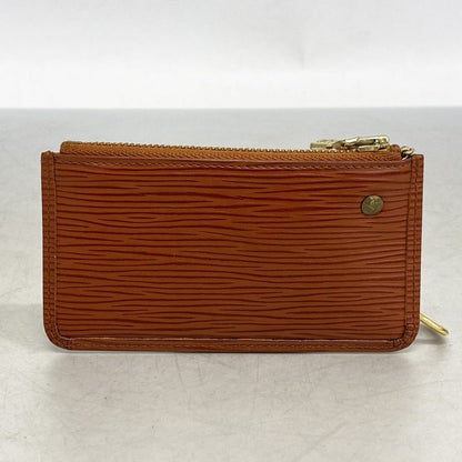 Louis Vuitton Coin Case Epi Pochette Cles M63803 Kenyan Brown Men Women Unisex
