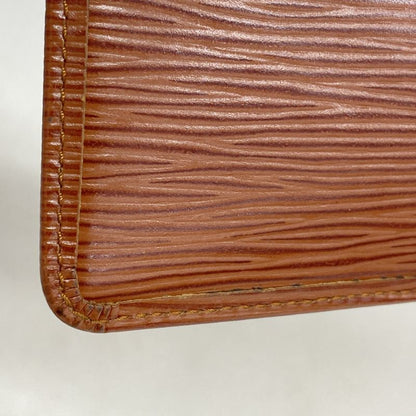 Louis Vuitton Coin Case Epi Pochette Cles M63803 Kenyan Brown Men Women Unisex