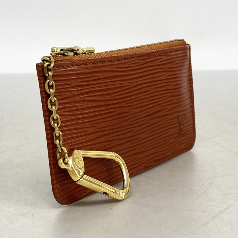 Louis Vuitton Coin Case Epi Pochette Cles M63803 Kenyan Brown Men Women Unisex