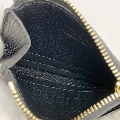 Louis Vuitton Coin Case Monogram Empreinte Porte Cult LV Charm M82132 Noir