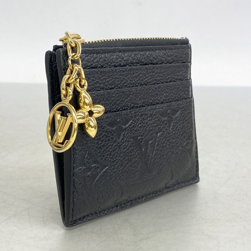 Louis Vuitton Coin Case Monogram Empreinte Porte Cult LV Charm M82132 Noir