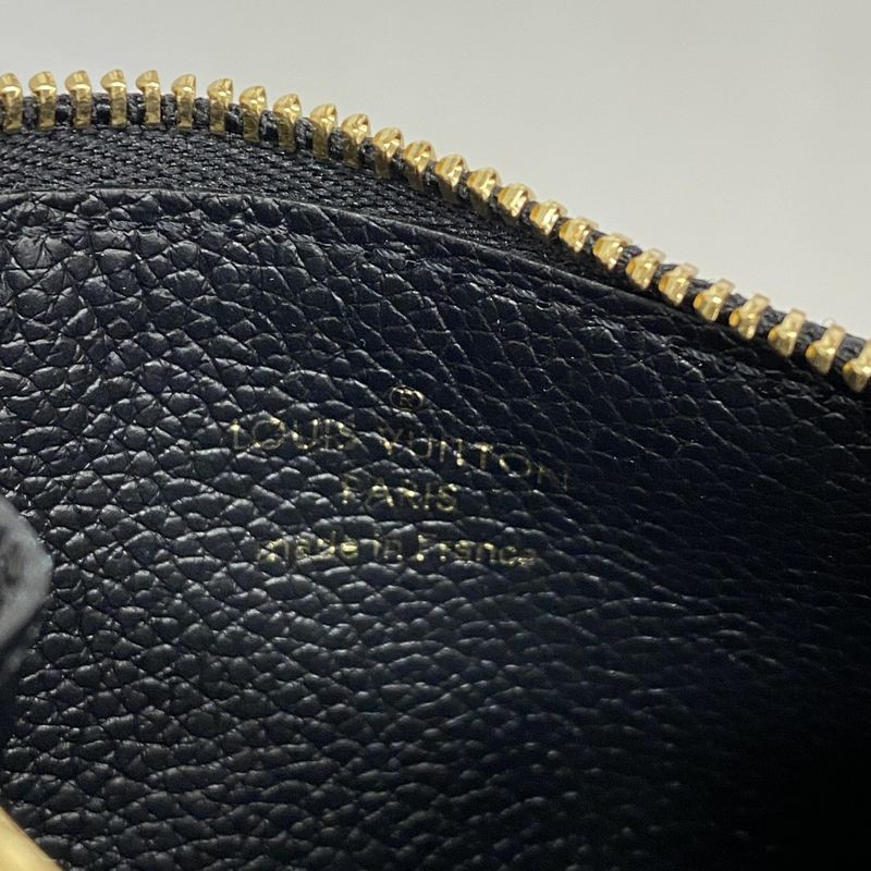Louis Vuitton Coin Case Monogram Empreinte Porte Cult LV Charm M82132 Noir