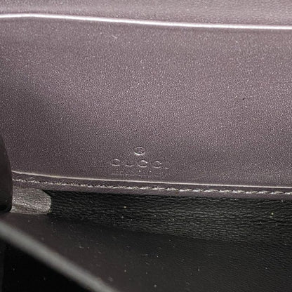 Guccissima 308260 Leather Pink Silver Hardware Women Long Wallet