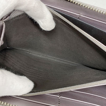 Guccissima 308260 Leather Pink Silver Hardware Women Long Wallet