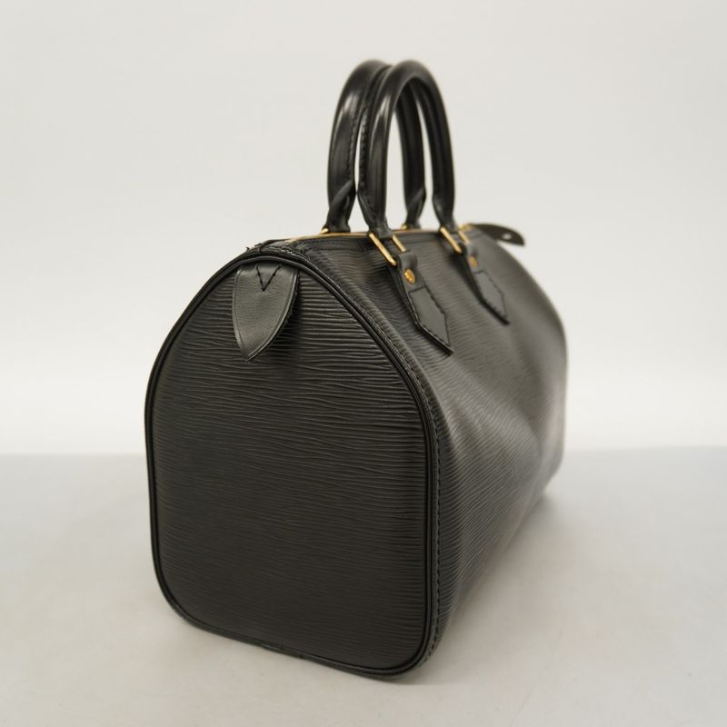 Louis Vuitton Epi Speedy 25 M43012 Noir Black Women