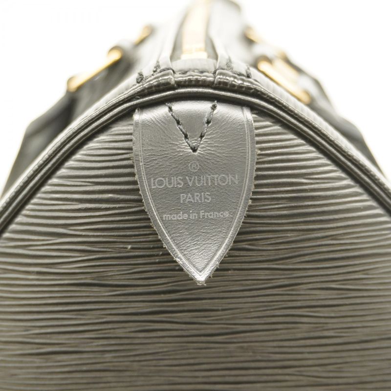 Louis Vuitton Epi Speedy 25 M43012 Noir Black Women