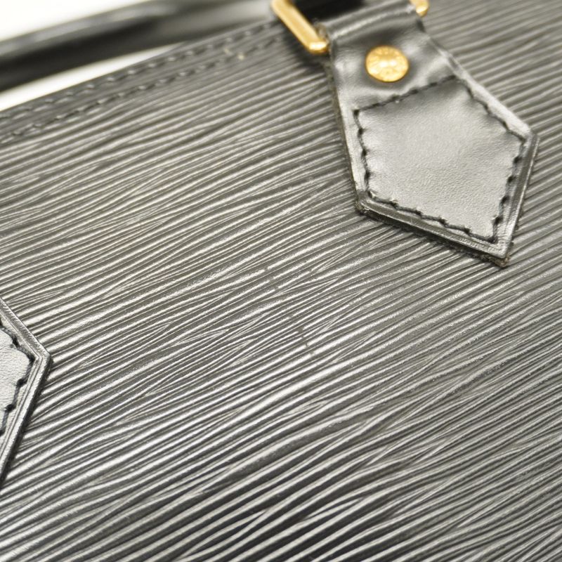 Louis Vuitton Epi Speedy 25 M43012 Noir Black Women