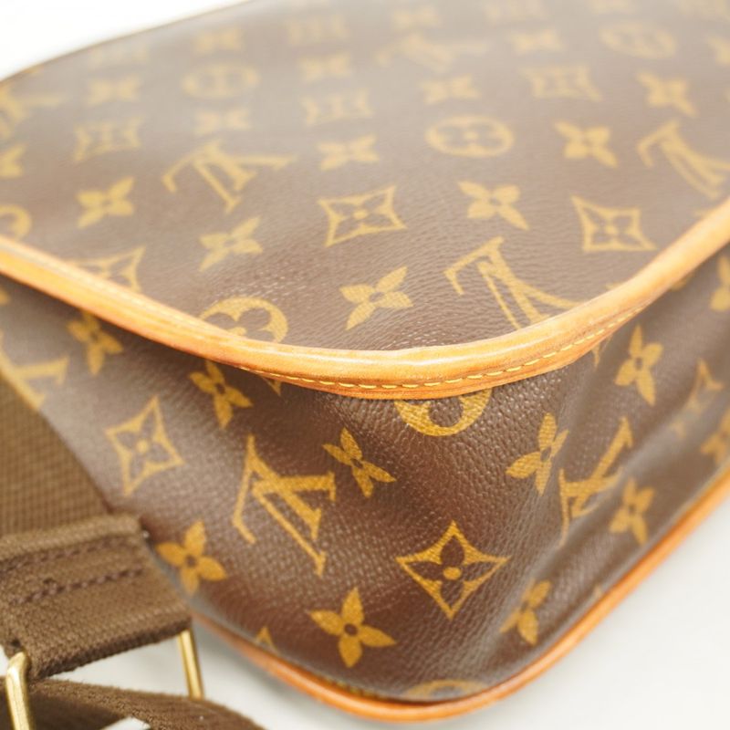 Louis Vuitton Shoulder Bag Monogram Messenger Bosfort GM M40105 Brown Men's