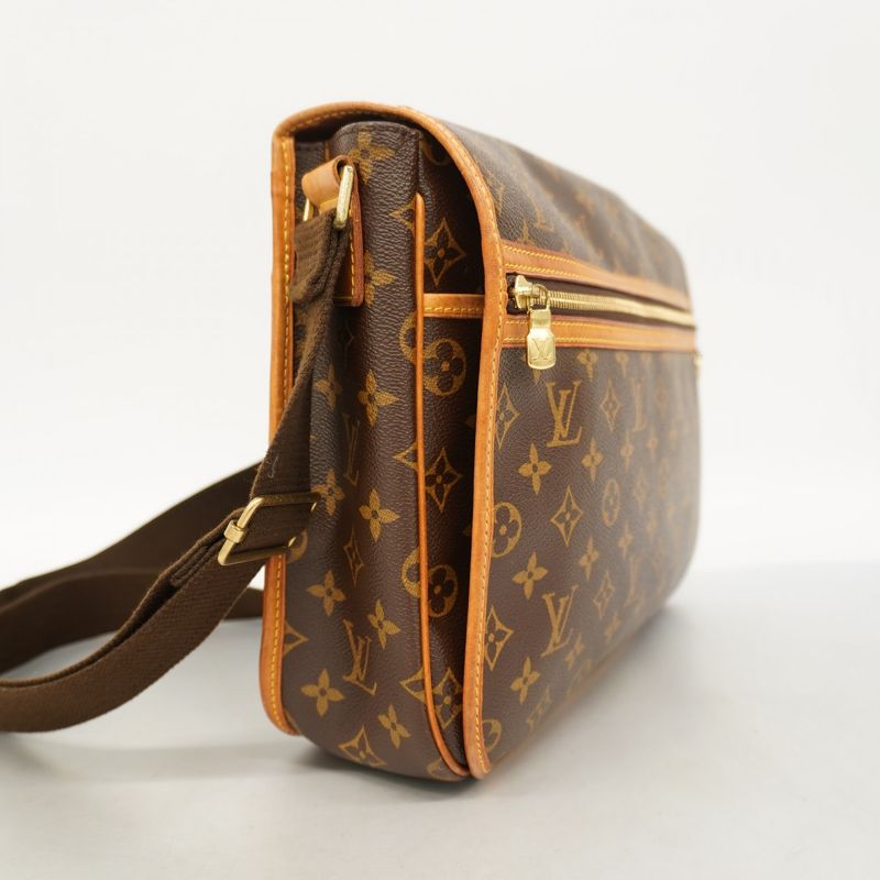 Louis Vuitton Shoulder Bag Monogram Messenger Bosfort GM M40105 Brown Men's