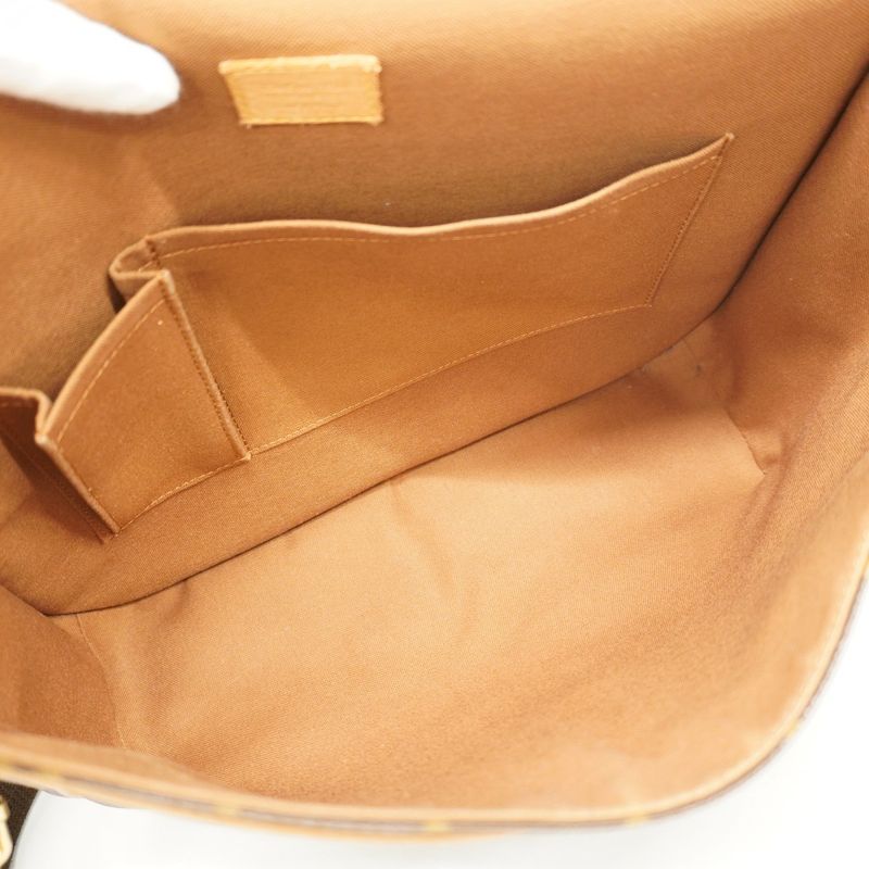 Louis Vuitton Shoulder Bag Monogram Messenger Bosfort GM M40105 Brown Men's