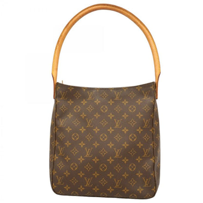Louis Vuitton Shoulder Bag Monogram Looping GM M51145 Brown Ladies